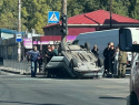 Жесткое ДТП с перевертышем произошло в Донецке