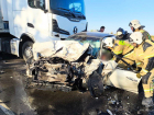 Страшная авария под Донецком в хлам смяла 3 машины и унесла жизнь человека