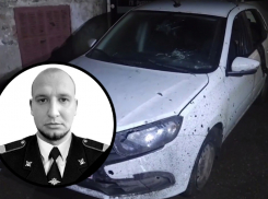 Осколок попал в голову: леденящие кадры с места гибели сотрудника полиции в Горловке показали в МВД