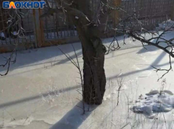 Водоканал и мороз организовали опасный каток жителям улицы Пантелеймоновской в Горловке