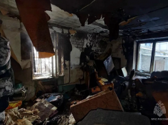 В Донецке из огня вытащили пенсионерку