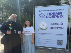 В Волновахе провели благотворительную акцию «Белый цветок»