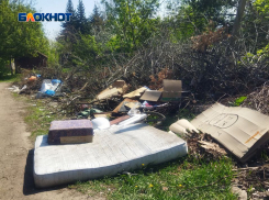 В центре Макеевки устроили стихийную свалку под домом пенсионерки 