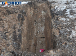 В Куйбышевском районе Донецка ЖЭК раскопал яму и не выставил ограждение, что едва не погубило собаку