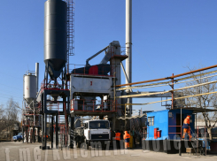 Асфальтобетонный завод в Донецке начал работать в тестовом режиме