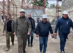 В Мариуполе показали как выглядит строительство драмтеатра изнутри