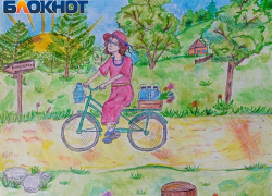 «Тетя едет на водокачку»: донецкие дети рисуют картины о том, как их родственники ищут воду