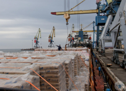 В порту Мариуполя отгрузили 1800 тонн стройматериалов для восстановления ДНР
