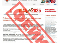 В соцсетях распространяется фейк о холере в ДНР