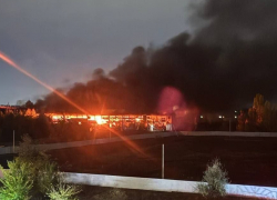 Момент удара дрона ВСУ по гипермаркету «Сигма-Ленд» в Донецке попал на видео