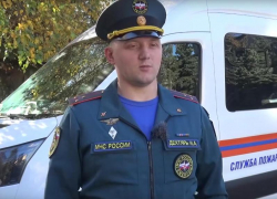 О последствиях обстрелов тц «Галактика» и склада техники горноспасателей рассказал офицер МЧС из Донецка 