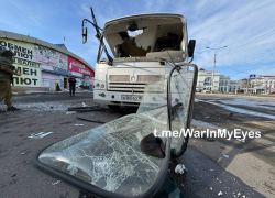 ВСУ сбросили боеприпас с дрона на автобус городского маршрута № 70 в Донецке