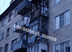 Мужчина оказался ранен в результате атаки БПЛА на жилой дом в Донецке