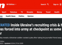 Британский журналист рассказал о сорванной поездке на Донбасс из-за мобилизации переводчика и водителя 