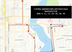 Мост через Кальмиус в Донецке закроют для автобусов с 17 мая, сообщил глава города Алексей Кулемзин