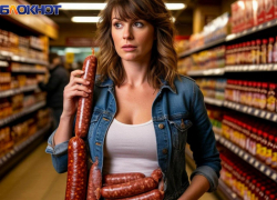 Пьяная жительница Макеевки пыталась украсть колбасу и алкоголь