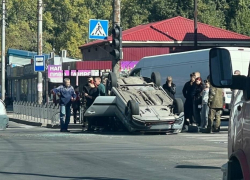 Жесткое ДТП с перевертышем произошло в Донецке