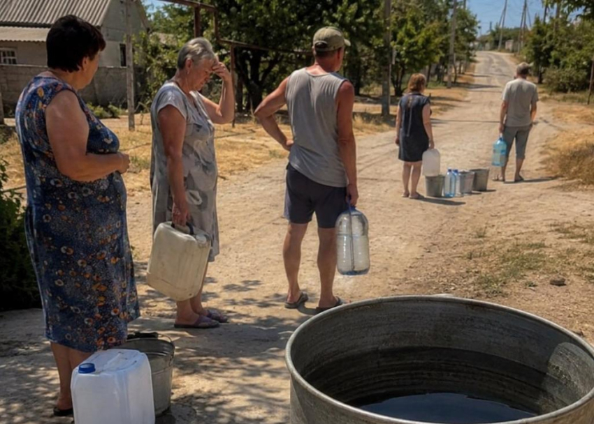 Два месяца без воды: жители посёлка Темрюк ДНР в отчаянии