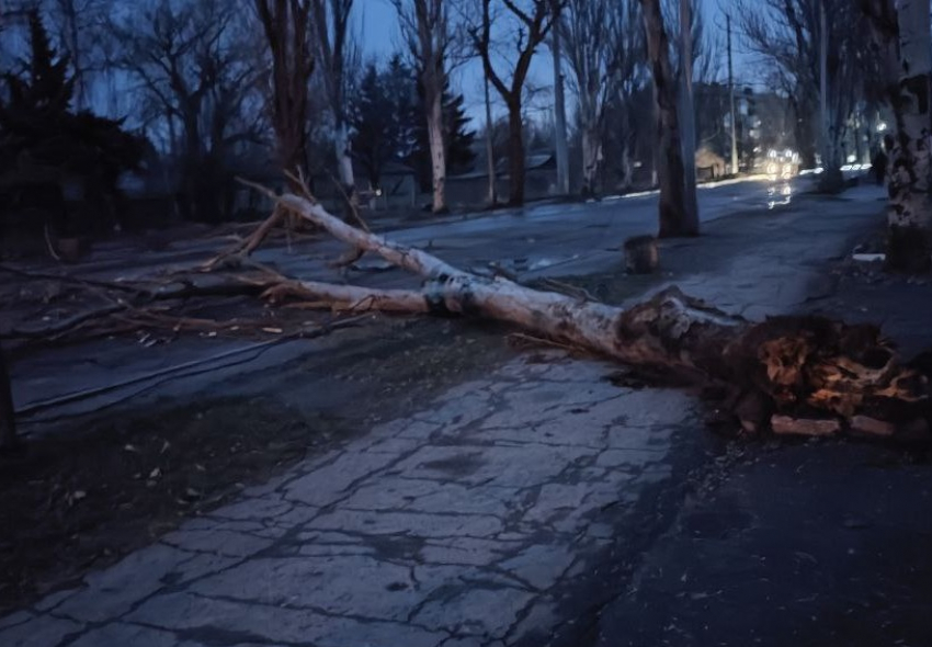 Из-за сильного ветра 190 тысяч абонентов в Донецке остаются без электроэнергии: во многих домах нет отопления