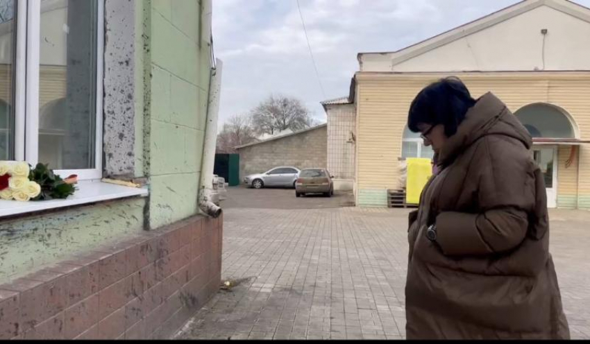 Мама погибшей в Донецке год назад Маши Пироговой посетила  место гибели дочери