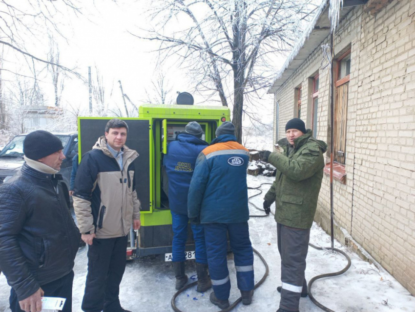 В Амвросиевке восстановили отопление в домах