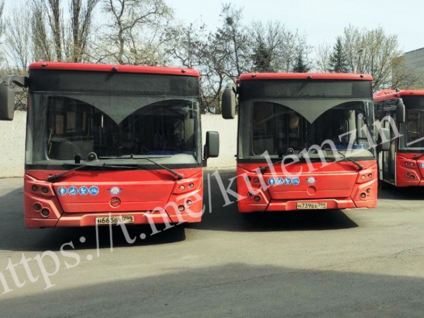 Первая партия автобусов «ЛиАЗ» прибыла в Донецк из Москвы