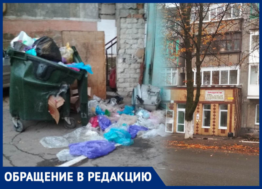 Мясной беспредел: магазин «Цыпа» в Макеевке разбрасывает помои по всему двору