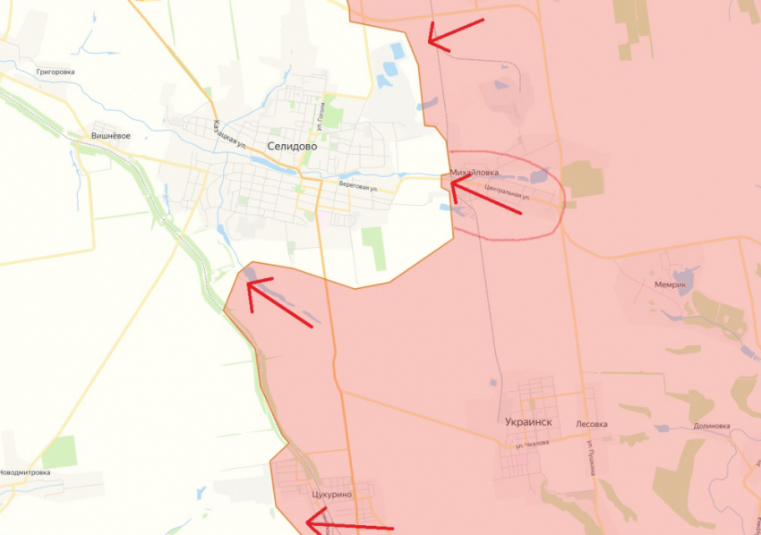 ВС РФ сжимают петлю вокруг Селидово: расстояние до Краснормейска (Покровска) стремительно сокращается