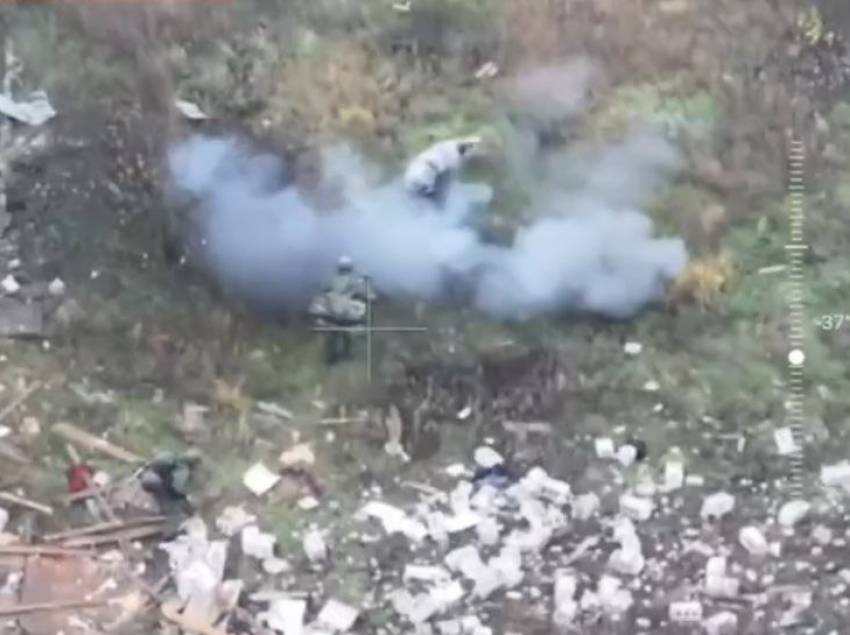 Поросенок спас российских  штурмовиков от подрыва на мине 