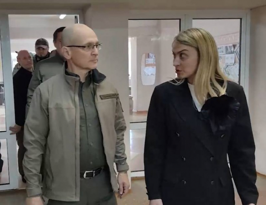 Сергей Кириенко посетил отремонтированную после обстрела ВСУ школу в ДНР