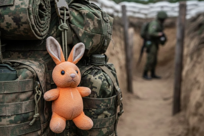Детский плюшевый заяц дважды спас жизнь бойцу под Артёмовском и Часовым Яром