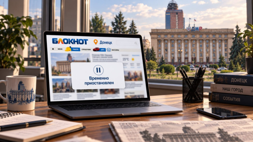 «Блокнот Донецк» временно приостанавливает работу