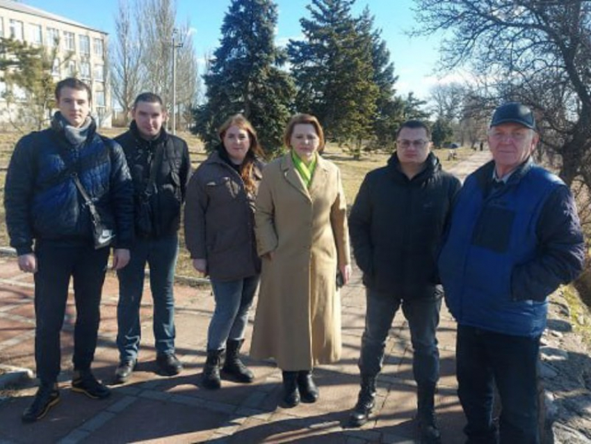 Город Новоазовск благоустраивают студенты и учёные ДонНАСА